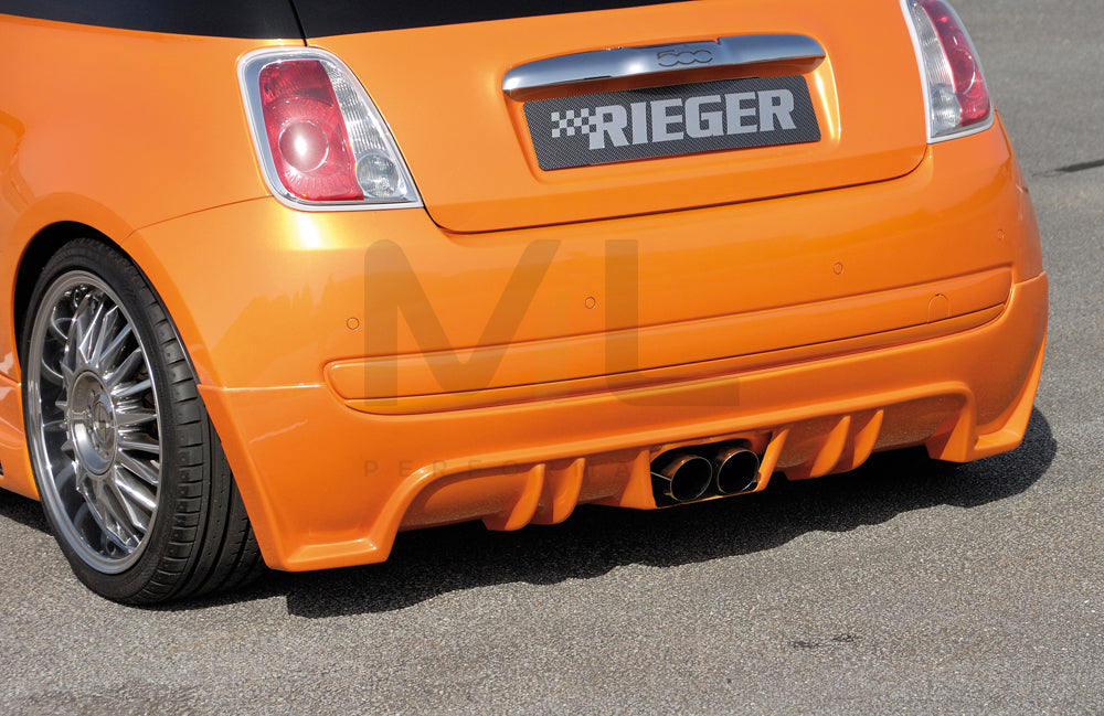 Rieger 00056067 Fiat 500 (312) Rear Diffuser 2 | ML Performance UK Car Parts