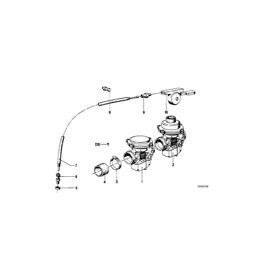 Genuine BMW 13111336979 60 Carburettor Left 64/32/321 (Inc.  & R 75 ) | ML Performance UK Car Parts