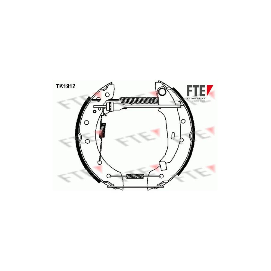 Fte TK1912 Brake Shoe Set For Renault Laguna I Hatchback (B56) | ML Performance UK Car Parts