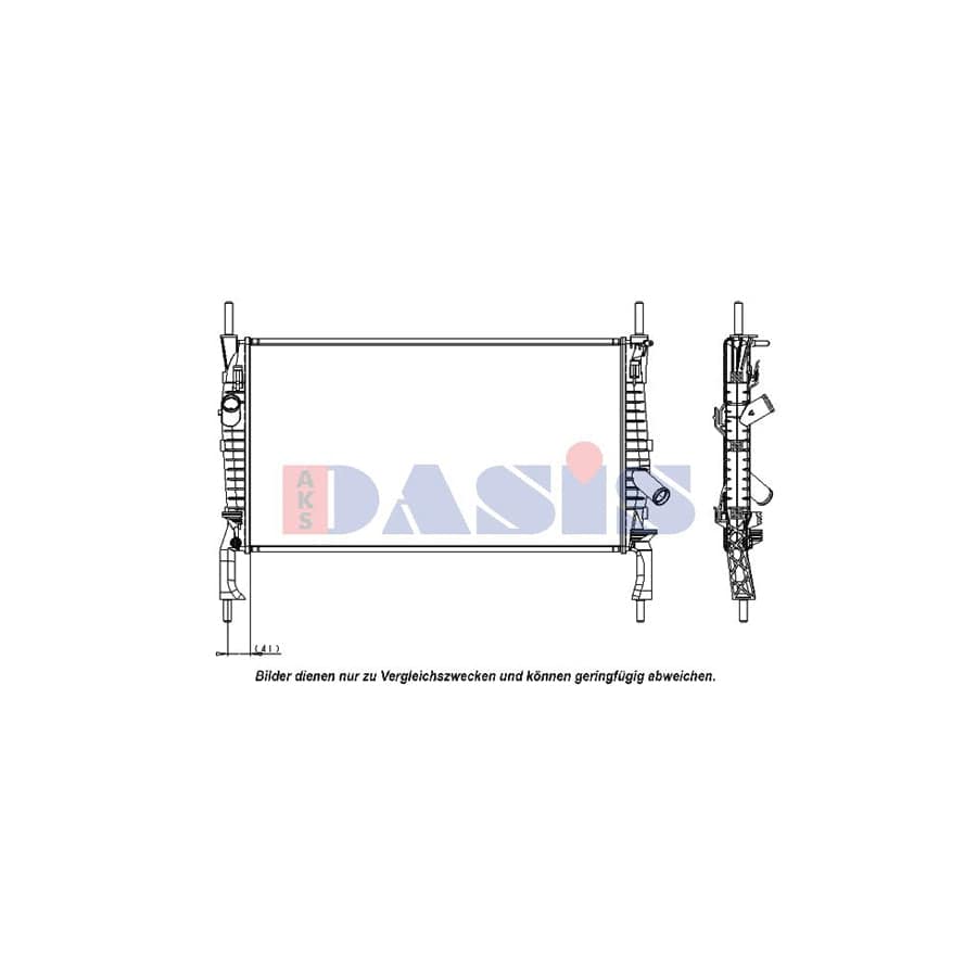 AKS Dasis 090108N Engine Radiator For Ford Transit | ML Performance UK