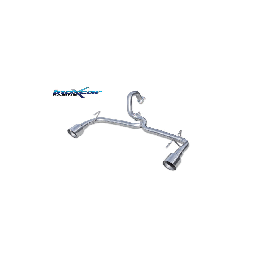 InoXcar FICQ.08.102R Abarth 695 Non-Resonated Rear Exhaust | ML Performance UK Car Parts