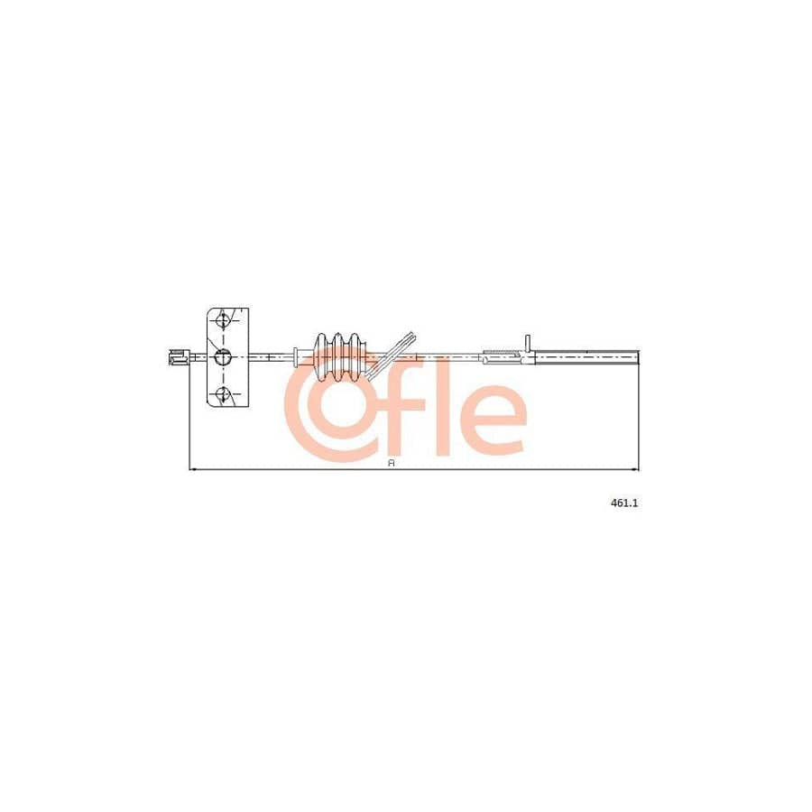 Cofle 461.1 Hand Brake Cable