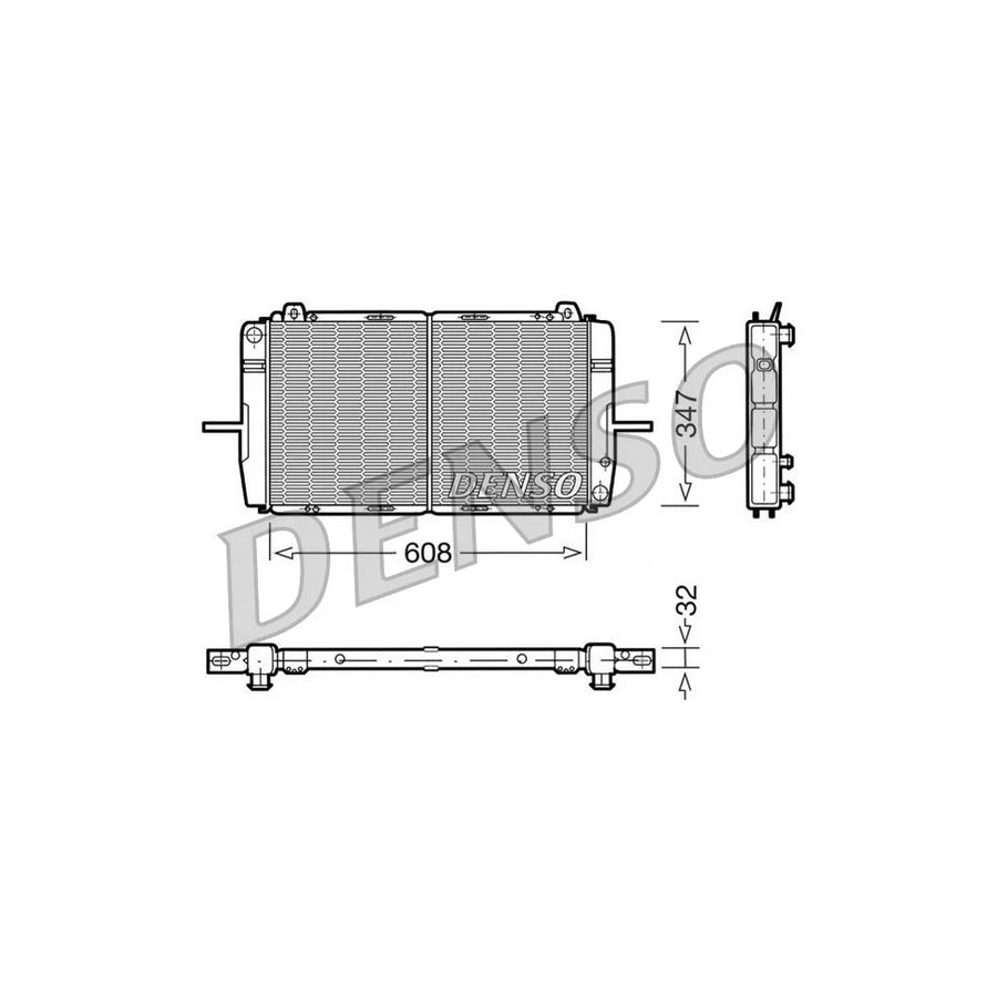 Denso DRM10080 Drm10080 Engine Radiator For Ford Sierra | ML Performance UK