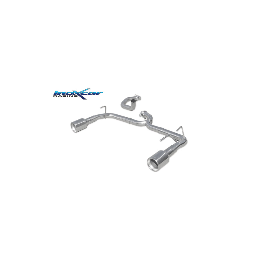 InoXcar FICQ.08.102 Abarth 695 Non-Resonated Rear Exhaust | ML Performance UK Car Parts