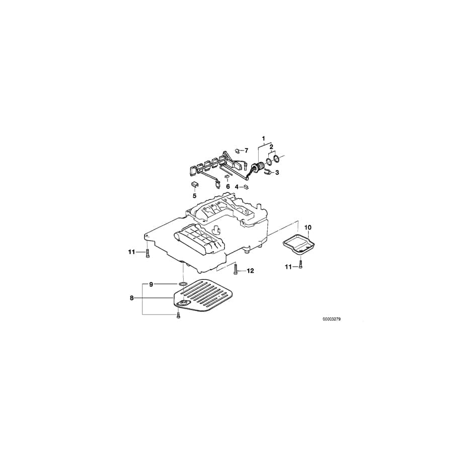 Genuine BMW 24341421364 E34 E32 E36 Covering Plate (Inc. 525tds, 530i & 730iL) | ML Performance UK Car Parts