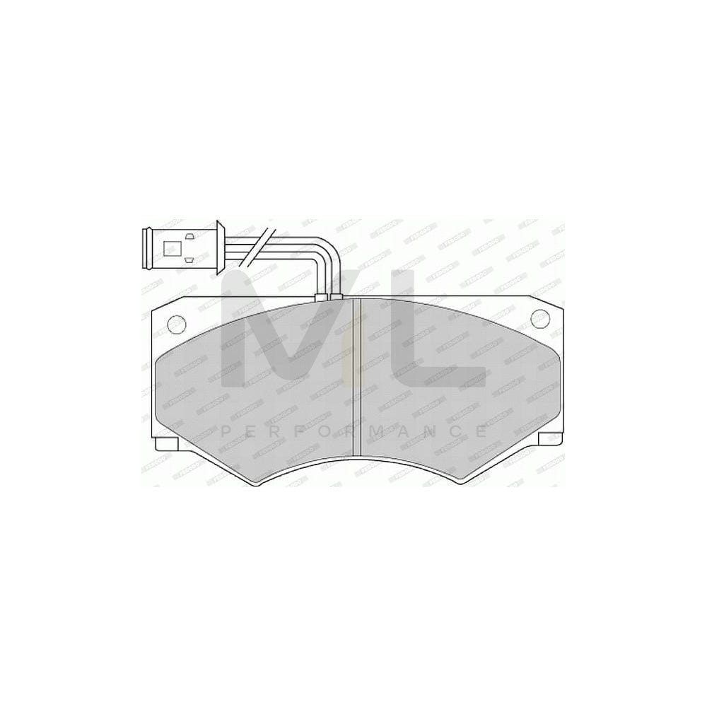 Ferodo Fsl874 Brake Pad Set For Citroën Xantia Fuse+ Technology, Incl. Wear Warning Contact | ML Performance Car Parts