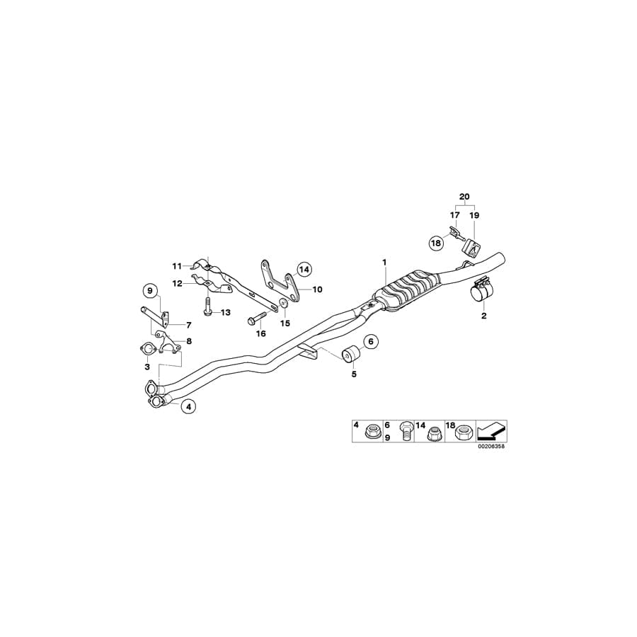 Genuine BMW 18207521345 E60 E64 E63 Bracket H-GETRIEBE (Inc. 520i, 630i & 530i) | ML Performance UK Car Parts