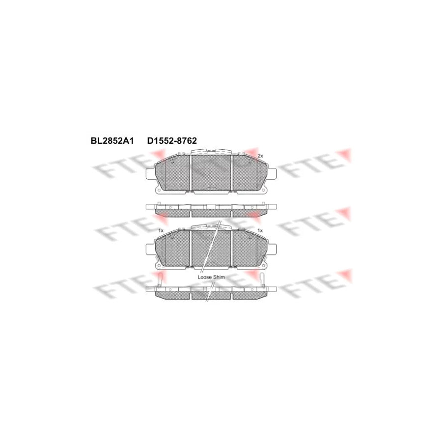 Fte 9011235 Brake Pad Set For | ML Performance UK Car Parts