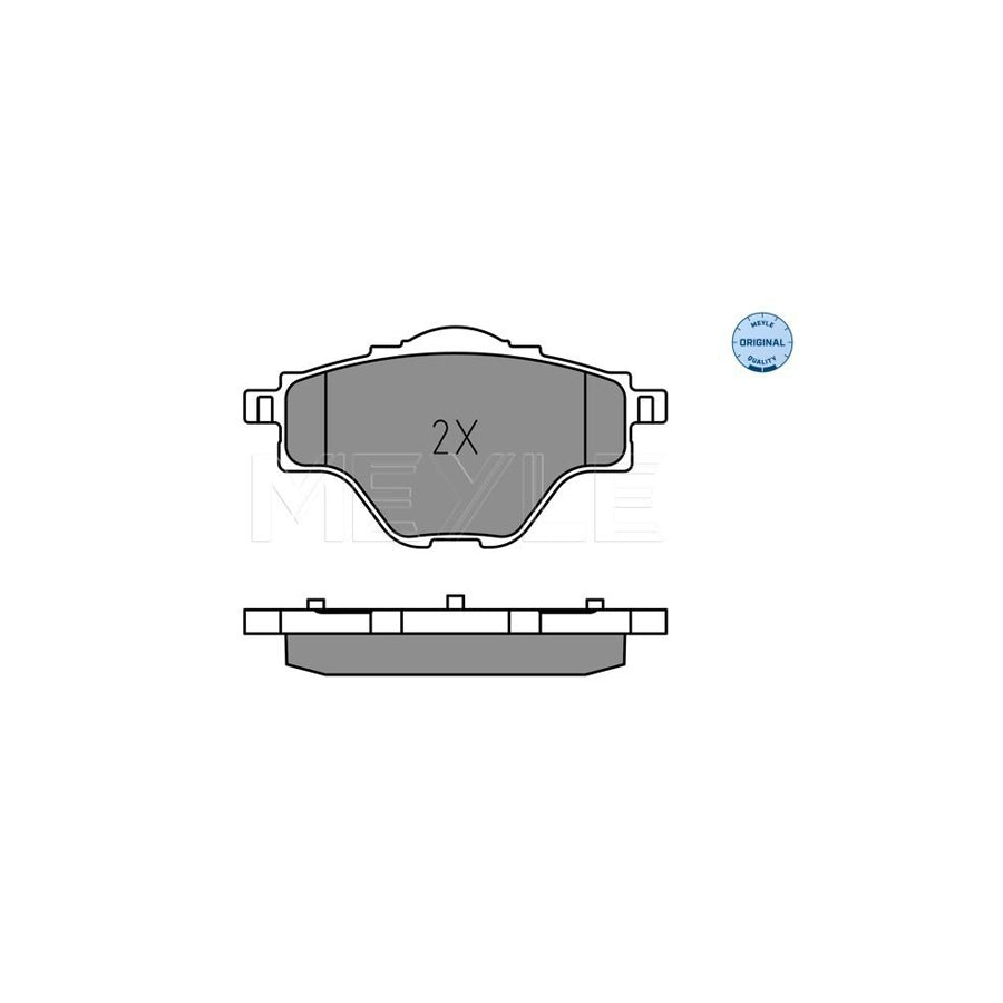 Meyle 025 258 2717 Brake Pad Set