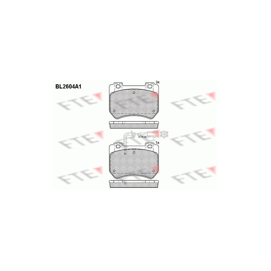 Fte BL2604A1 Brake Pad Set | ML Performance UK Car Parts