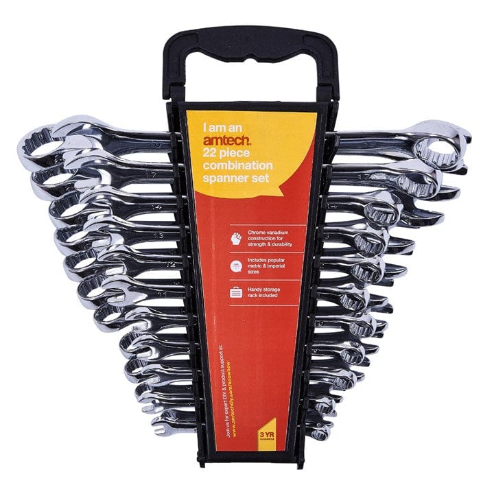 Amtech 22pcs. Combination Spanner Set | ML Performance DIY & Power Tools