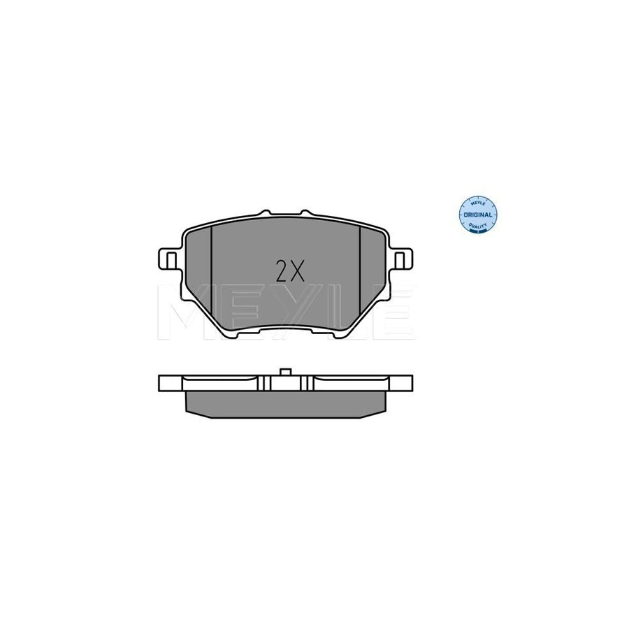 Meyle 025 258 3917 Brake Pad Set