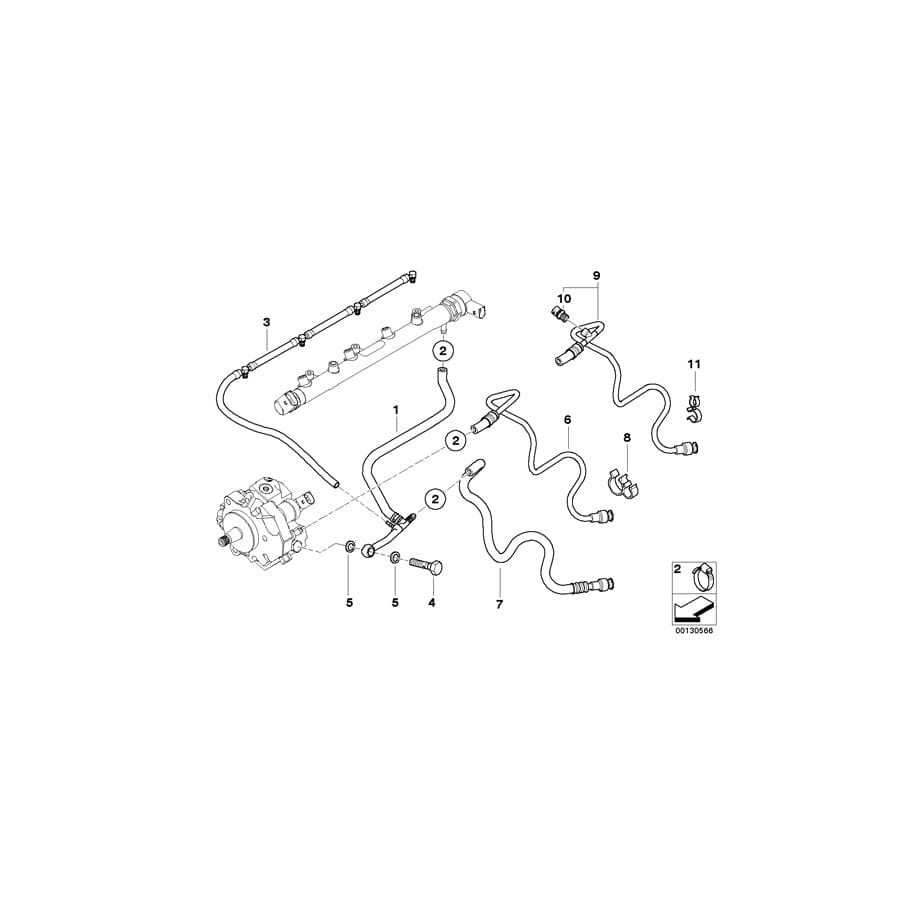 Genuine BMW 11721711000 E65 E83 Hose Clamp 13/16 (Inc. 730d, 320d & 320Cd) | ML Performance UK Car Parts