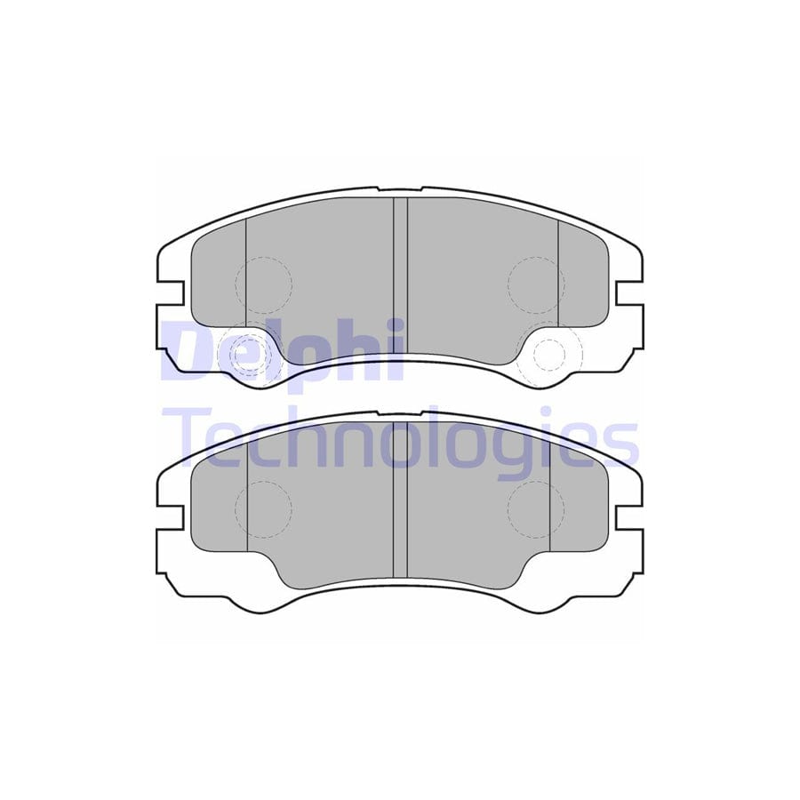 Delphi Lp1552 Brake Pad Set