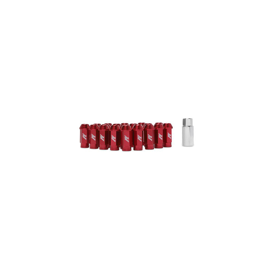 Mishimoto MMLG-125-LOCKRD Aluminum Locking Lug Nuts M12 x 1.25 Red