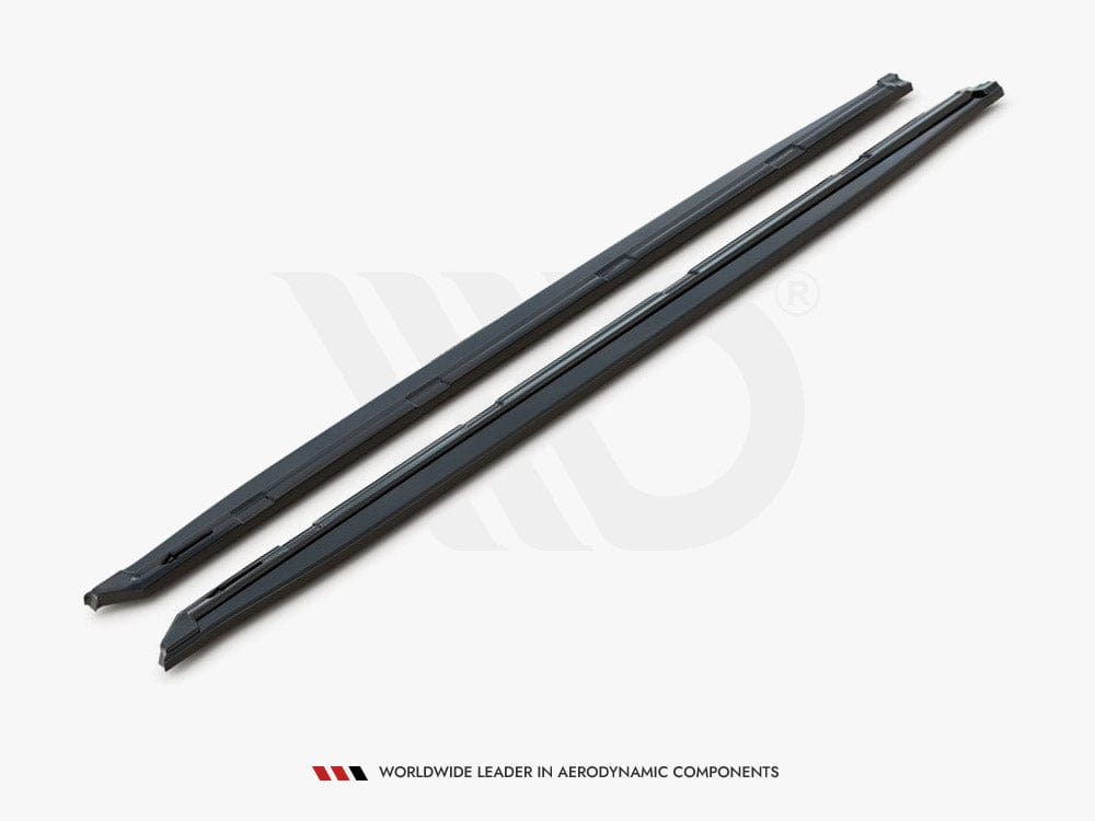 Maxton Design SK-KO-1-SL-SD1T Side Skirts Diffusers Skoda Kodiaq MK1 Sportline / Vrs *version With Mudflaps* (2017-) | ML Performance UK Car Parts