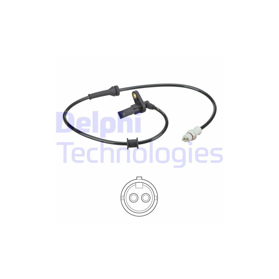 Delphi Ss20590 Abs Sensor For Renault Kangoo