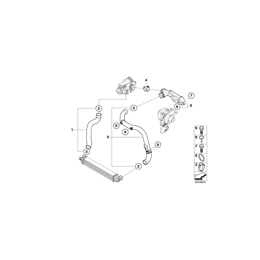 Genuine BMW 11617794984 R56 Air Duct (Inc. Cooper D & One D) | ML Performance UK Car Parts