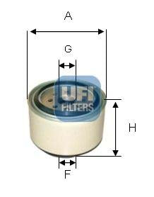 UFI 24.338.00 Fuel Filter For Chrysler Voyager / Grand Voyager Iii (Gs)