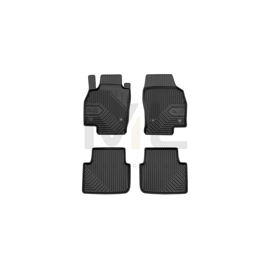 FROGUM Tailored, No.77 77408906 Floor mat set for SKODA Scala Hatchback Elastomer, Front and Rear, Quantity: 4, Black | ML Performance Car Parts