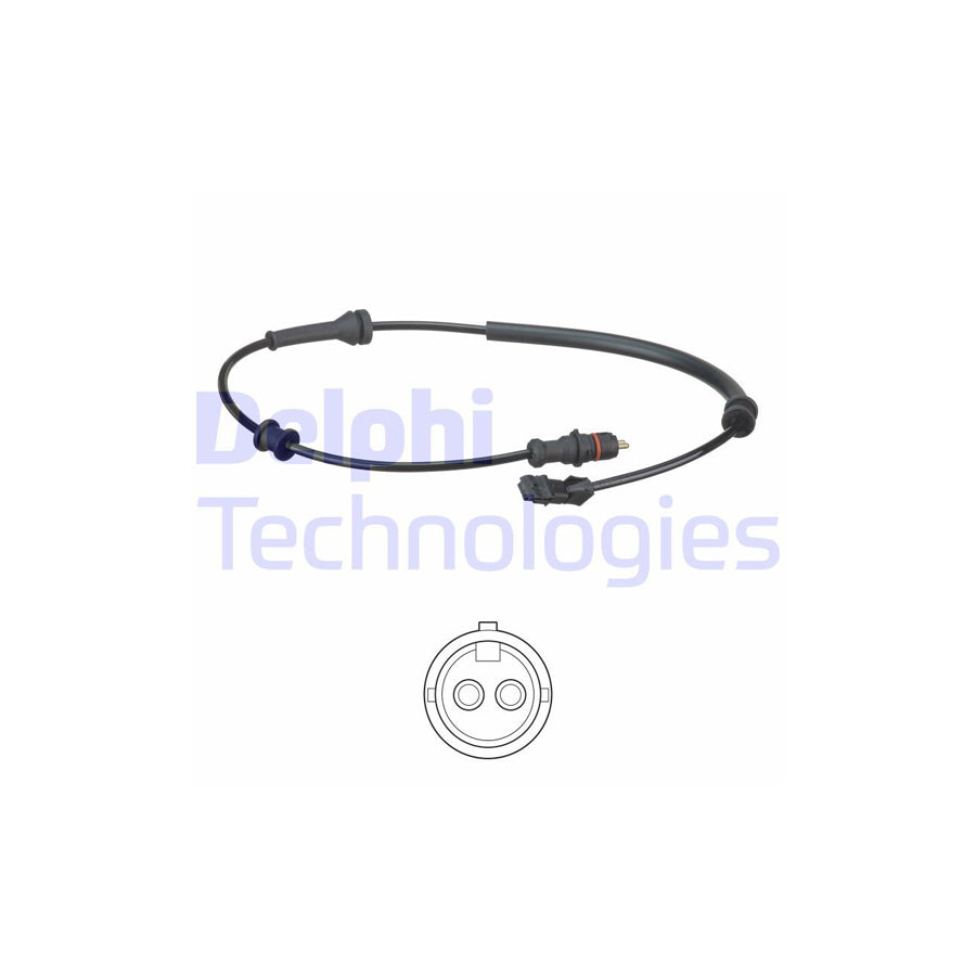 Delphi Ss20588 Abs Sensor For Renault Laguna