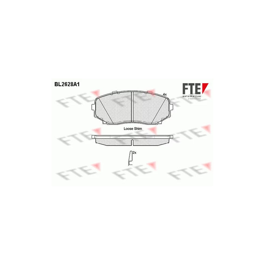 Fte BL2628A1 Brake Pad Set | ML Performance UK Car Parts