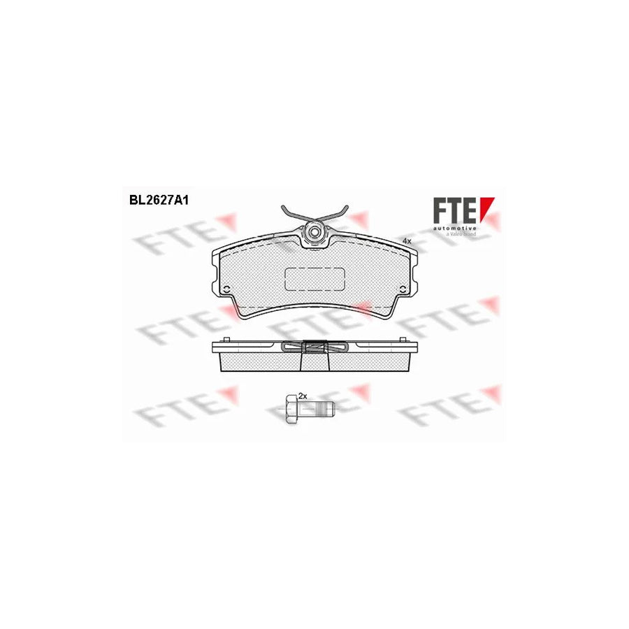 Fte BL2627A1 Brake Pad Set For Santana 300 / 350 Off-Road | ML Performance UK Car Parts