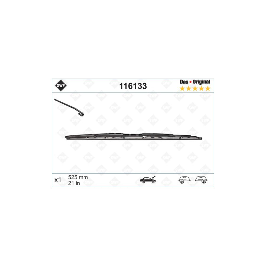 Swf Original 116133 Wiper Blade | ML Performance UK Car Parts