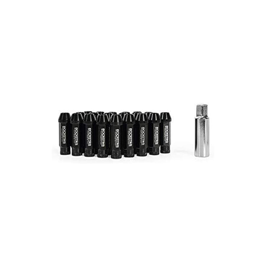 Mishimoto MMLG-1220-LOCKRKST -  Rockstar Aluminum Locking Lug Nuts, 1/2 x 20, Black