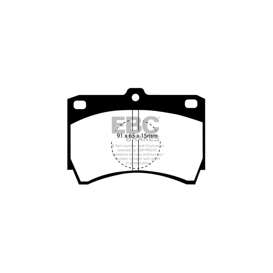 EBC PDKF1150 Mazda 323 Ultimax Front Brake Pad & Plain Disc Kit 2 | ML Performance UK Car Parts