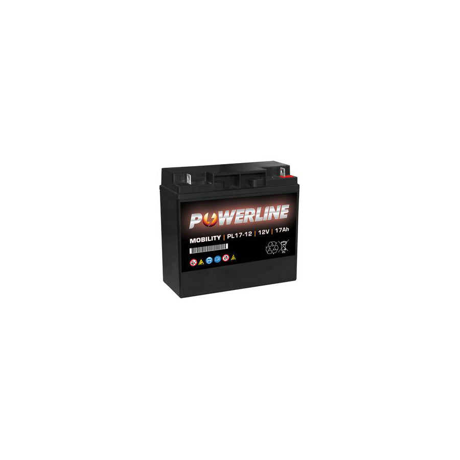 PL17-12 Powerline Mobility Battery 12V 17Ah | ML Performance UK Car Parts