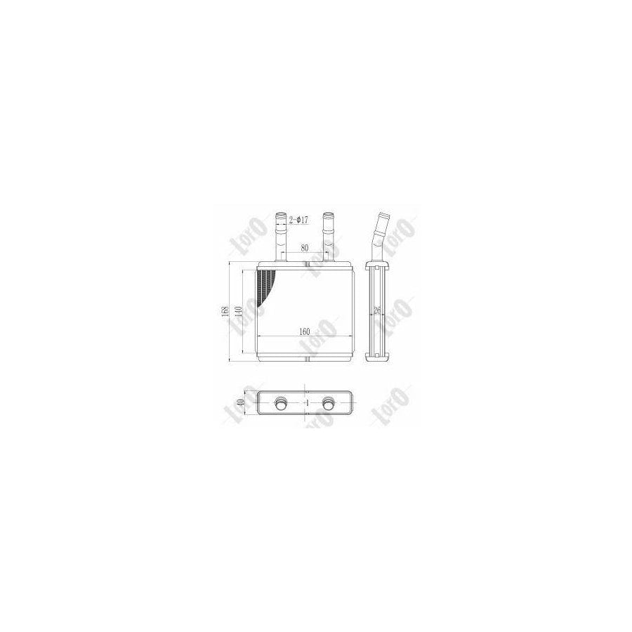 Abakus 0190150004B Heater Matrix For Hyundai Amica / Atoz (Mx) | ML Performance UK