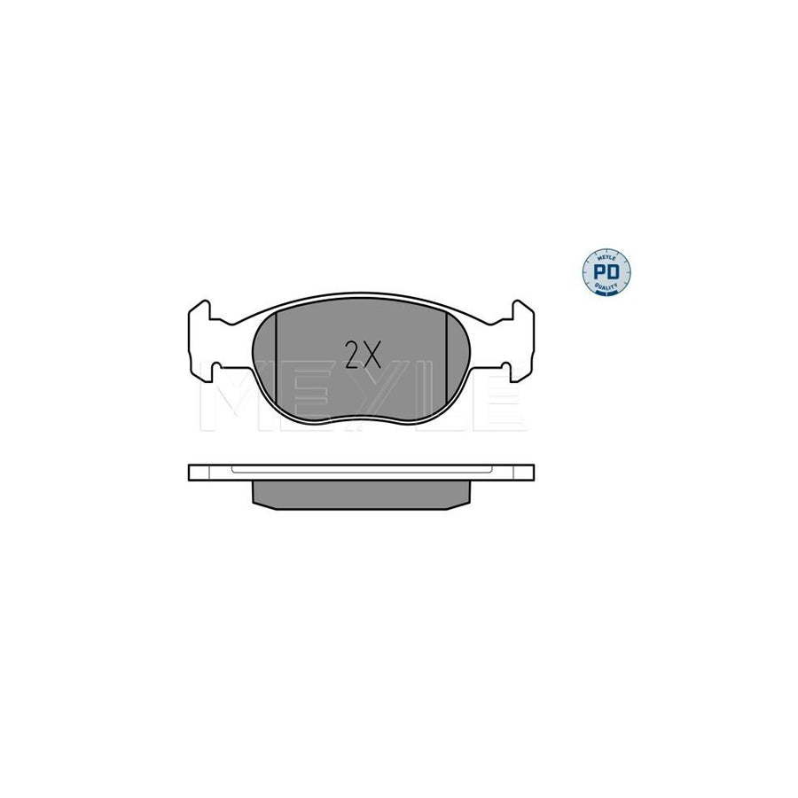 Meyle 025 219 3017/Pd Brake Pad Set