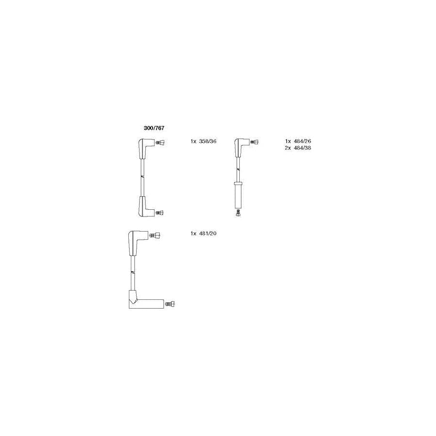 Bremi 300/767 Ignition Cable Kit