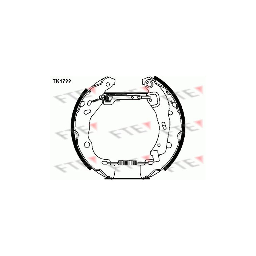 Fte TK1722 Brake Shoe Set | ML Performance UK Car Parts