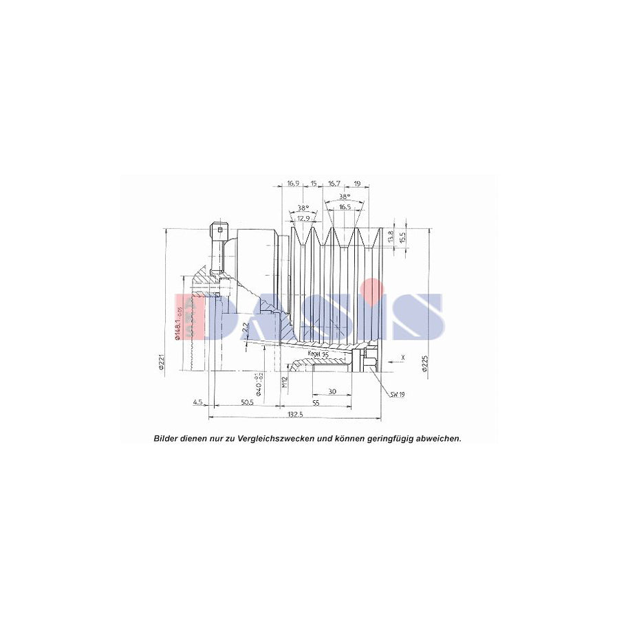 AKS Dasis 851326N Ac Compressor Clutch | ML Performance UK