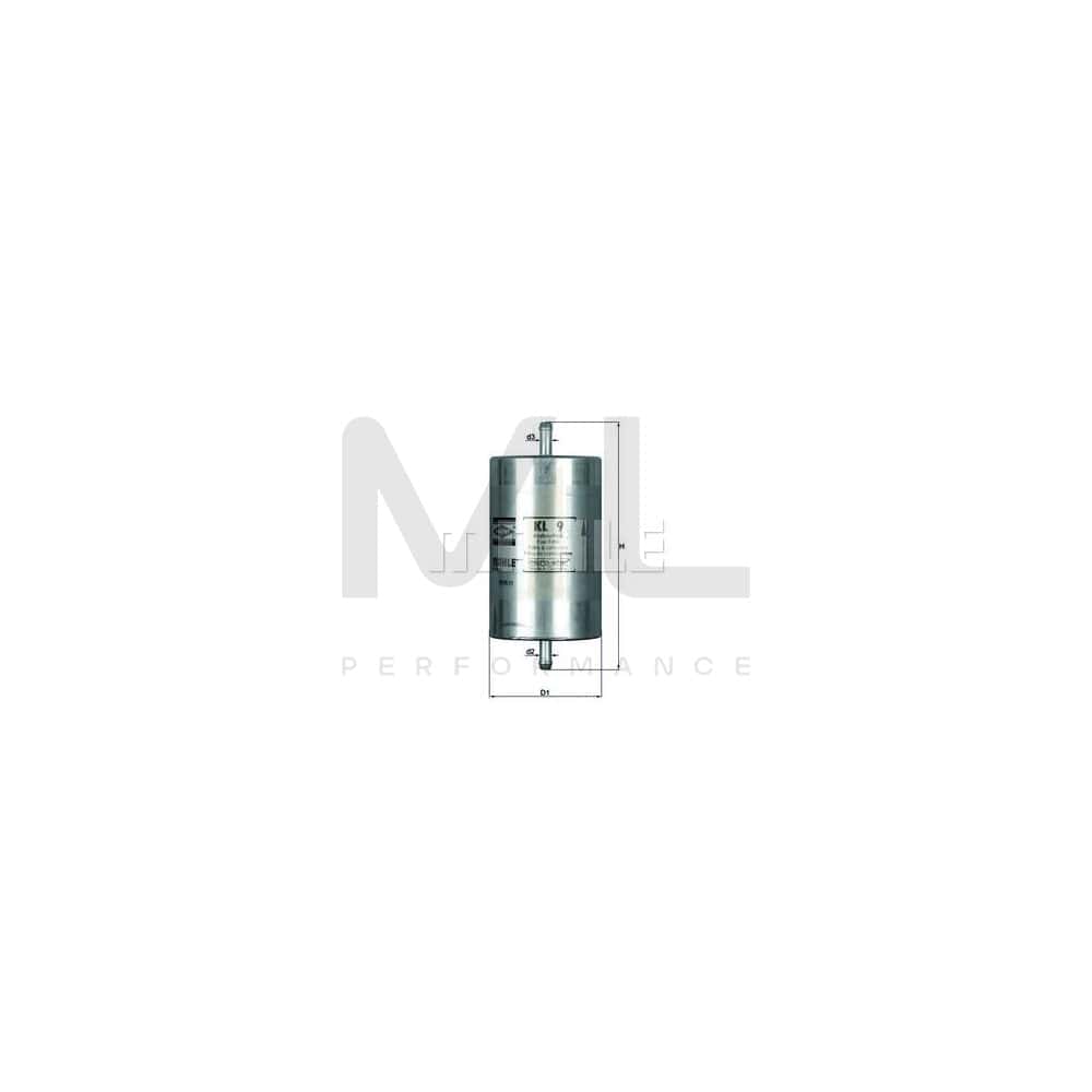 MAHLE ORIGINAL KL 51 Fuel filter In-Line Filter | ML Performance Car Parts