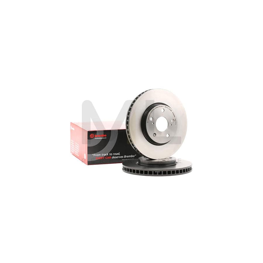 BREMBO COATED DISC LINE 09.A717.11 Brake Disc Internally Vented, Coated, High-carbon | ML Performance Car Parts