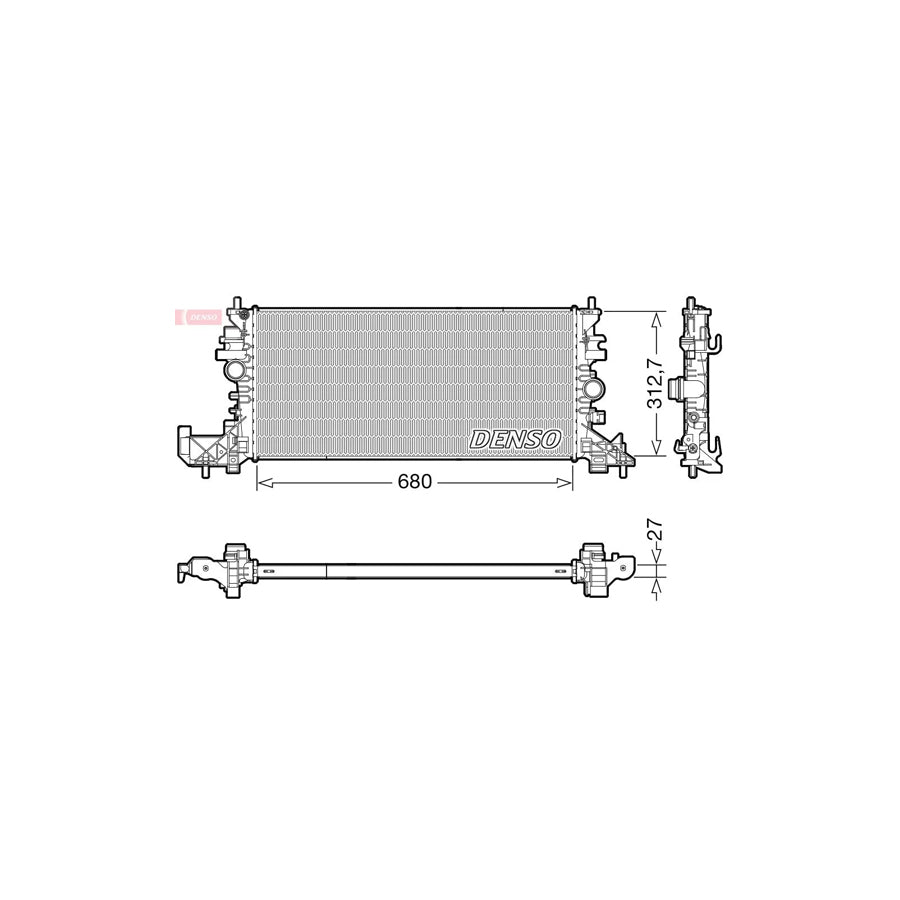 Denso DRM20118 Drm20118 Engine Radiator For Opel Astra | ML Performance UK