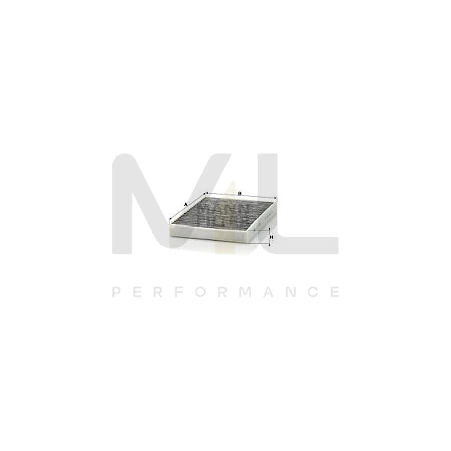 MANN-FILTER CUK 2736-2 Pollen filter Activated Carbon Filter | ML Performance Car Parts