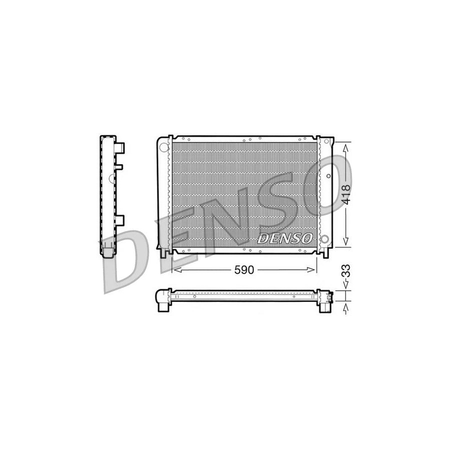 Denso DRM33031 Drm33031 Engine Radiator For Volvo 940 | ML Performance UK