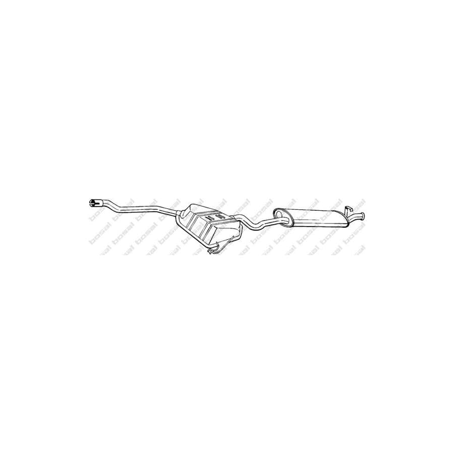 Bosal 290-207 Rear Silencer For Fiat Tipo Hatchback (160)