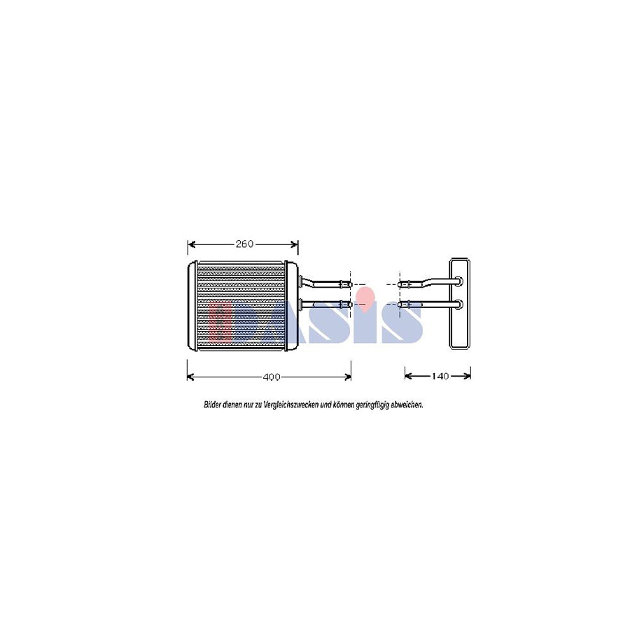 AKS Dasis 019002N Heater Matrix | ML Performance UK