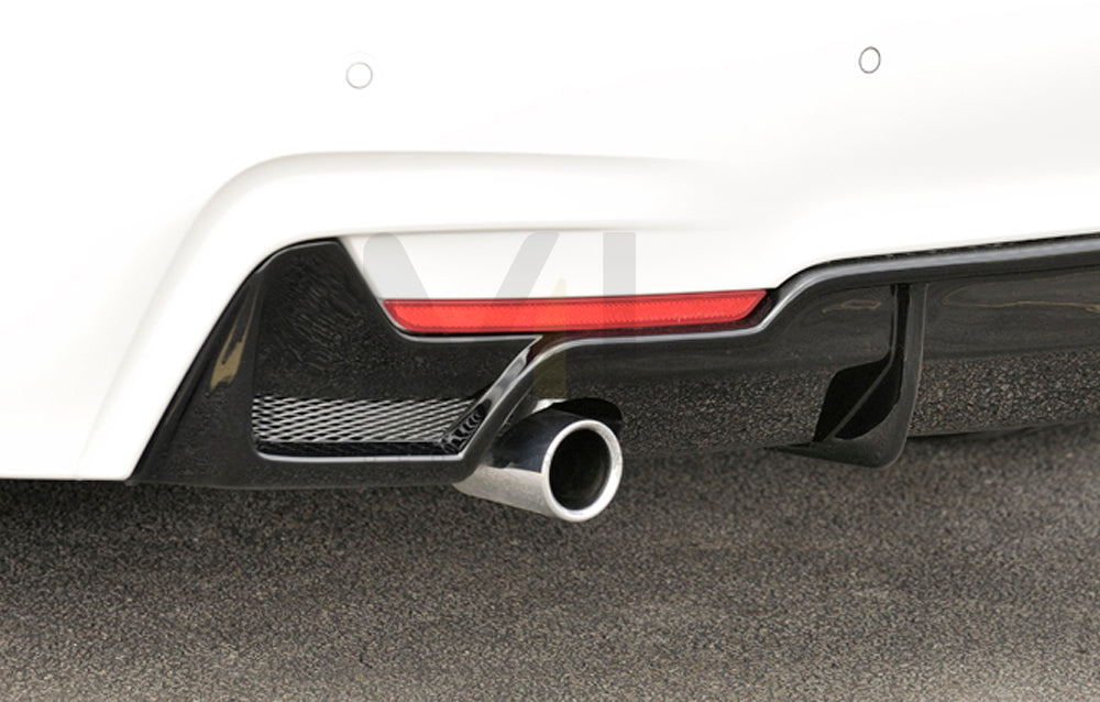 Rieger 00088070 BMW 4 Series F32 F33 F36 Rear Diffuser 3 | ML Performance UK Car Parts