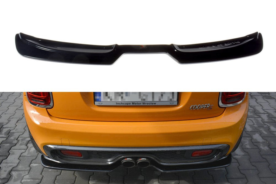 Maxton Design MC-S-3-56-RD1T Central Rear Splitter Mini Cooper S F56 3-Door (Pre-Facelift) | ML Performance UK Car Parts