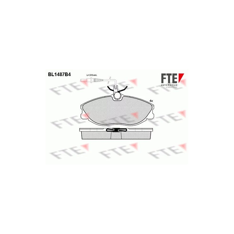 Fte 9010220 Brake Pad Set | ML Performance UK Car Parts