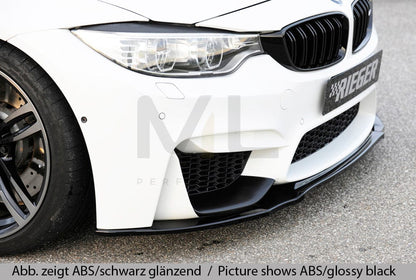 Rieger 00053420 BMW 4 Series F80 F82 F83 Front Splitter (M3 & M4) 3 | ML Performance UK Car Parts