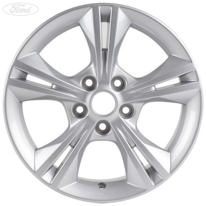 GENUINE FORD 2238317 C-MAX & FOCUS ALLOY WHEEL 16" 5 X 2-SPOKE DESIGN, SILVER | ML Performance UK