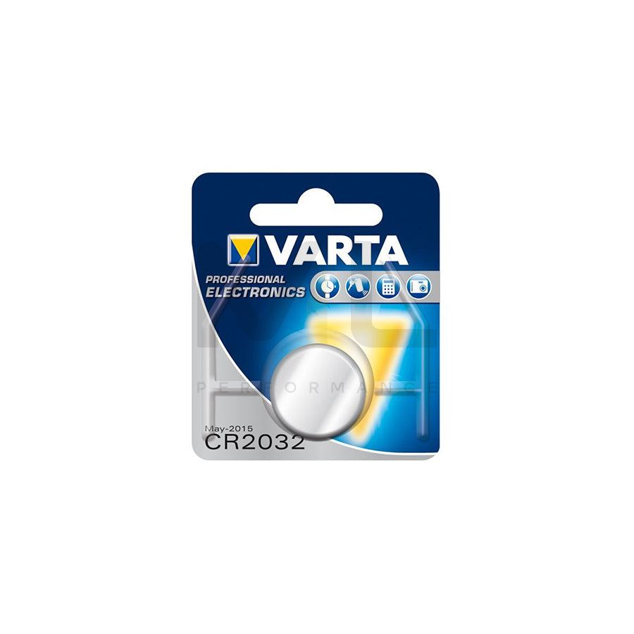 VARTA CR 2032 06032 101 401 Button cell battery 3V, 220mAh, Piece | ML Performance Car Parts