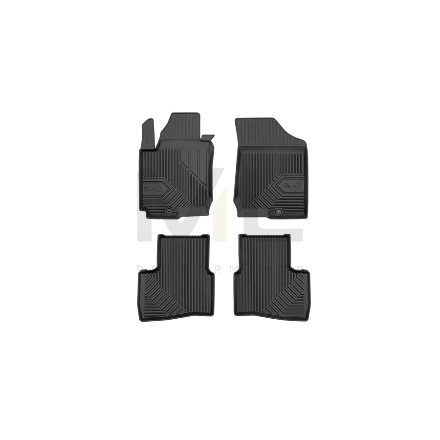 FROGUM Tailored, No.77 77426252 Floor mat set for KIA Pro cee窶賄 I Hatchback (ED) Elastomer, Front and Rear, Quantity: 4, Black | ML Performance Car Parts